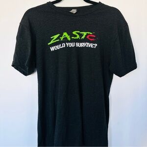 Next Level Apparel Charcoal Tee with Graphic Print